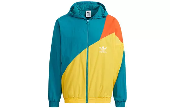 Куртка мужская бирюзовая Adidas Originals, бирюзовый