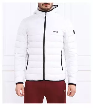Куртка мужская Boss Green стеганая с капюшоном, белый