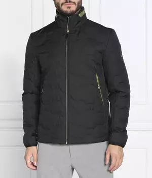 Куртка мужская Boss Green стеганая с высоким воротником, черный