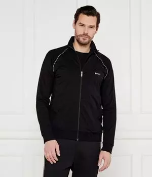 Куртка мужская Boss спортивная с контрастными полосками, черный