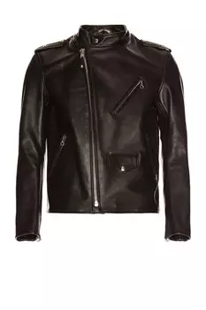 Куртка мужская Cafecto Steerhide Hybrid Cafe Racer Schott, черный