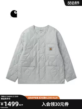 Куртка мужская Carhartt WIP с логотипом и несколькими карманами, серый