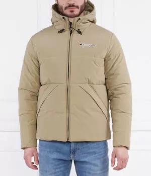 Куртка мужская Champion с капюшоном и боковыми карманами, бежевый