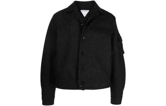 Куртка мужская черная Bottega Veneta, черный