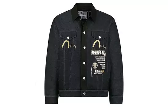 Куртка мужская черная Evisu, черный