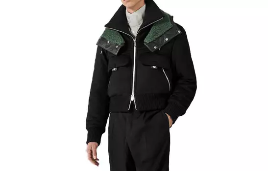 Куртка мужская черная Hermes, черный