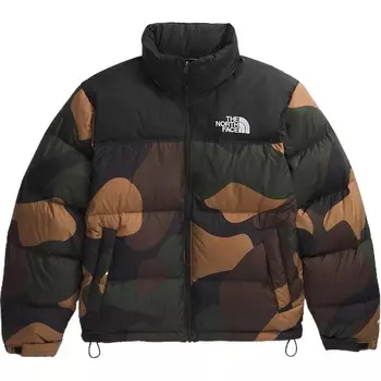 Куртка мужская черная камуфляжная The North Face, черный