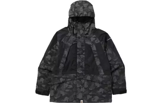 Куртка мужская черная/серая A Bathing Ape, черный