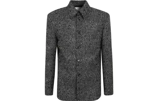 Куртка мужская черная/серая Bottega Veneta, черный