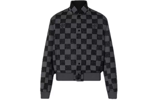 Куртка мужская черная/серая Louis Vuitton, черный