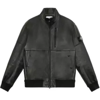 Куртка мужская черная Stone Island, черный