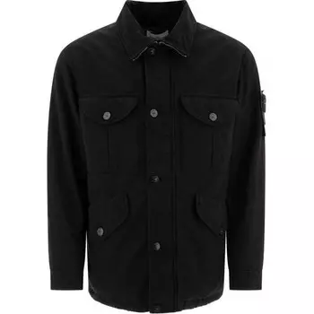Куртка мужская черная Stone Island, черный