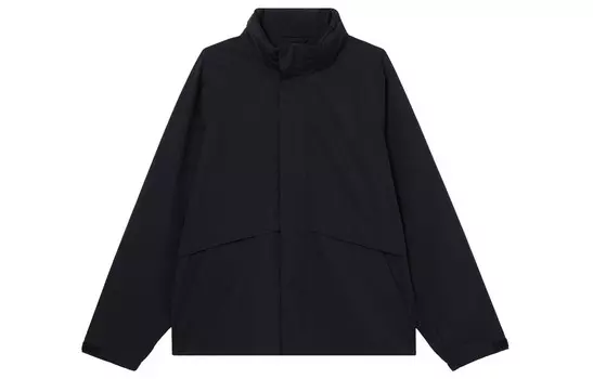 Ветровка UNIQLO с воротником-стойкой Unisex, 09 черный