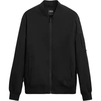Куртка мужская черная Zara, черный
