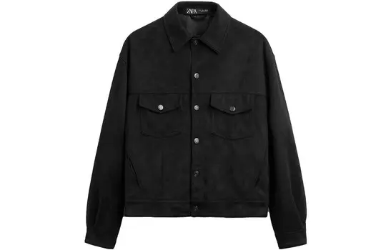 Куртка мужская черная Zara, черный