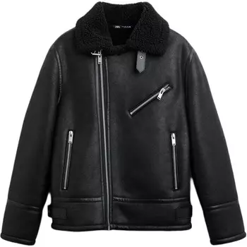 Куртка мужская черная Zara, черный