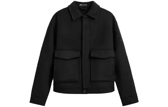 Куртка мужская черная Zara, черный