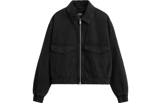 Куртка мужская черная Zara, черный