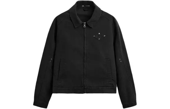 Куртка мужская черная Zara, черный
