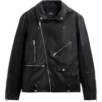 Куртка мужская черная Zara, черный