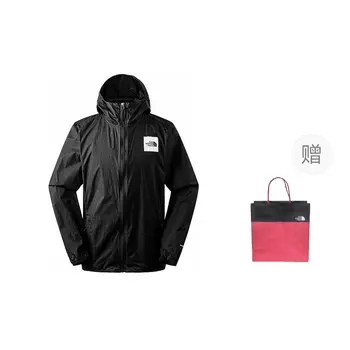 Куртка мужская черный подарочная сумка The North Face
