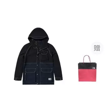 Куртка мужская черный подарочная сумка The North Face