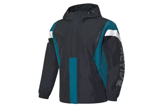 Куртка мужская черный/зеленый Lining