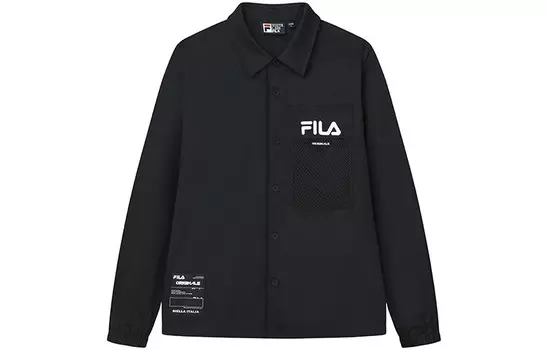 Куртка мужская, цвет черный как смоль Fila, черный
