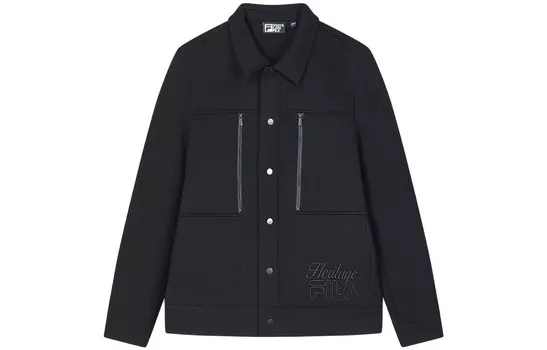 Куртка мужская, цвет черный как смоль Fila, черный