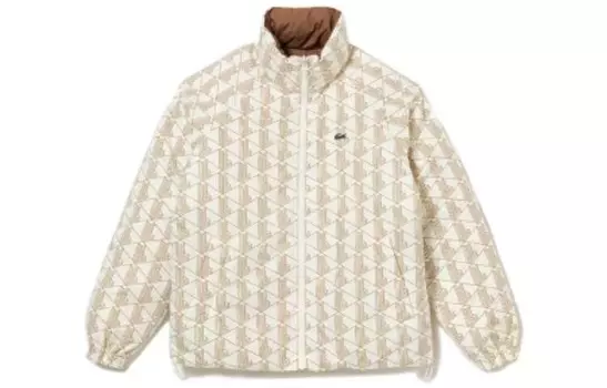 Куртка мужская цвета слоновой кости Lacoste, белый