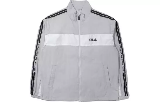Куртка мужская для активного отдыха светло-серая Fila, серый