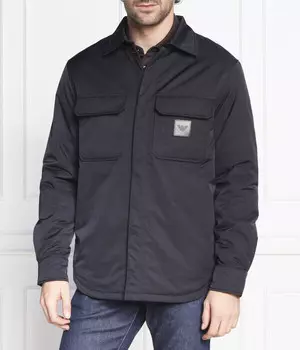 Куртка мужская Emporio Armani с накладными карманами, черный