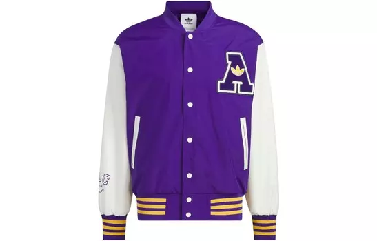 Куртка мужская фиолетовая Adidas Originals, хаки/фиолетовый