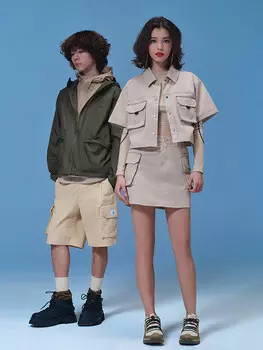 Куртка мужская Gap UPF40 с капюшоном, хаки
