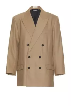 Куртка мужская George Oversized Double Breasted Jacket Simkhai, цвет Dark Cashmere