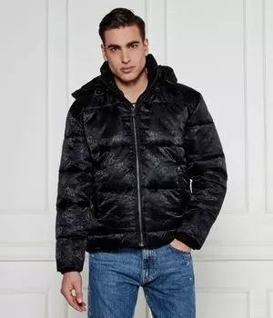 Куртка мужская Guess Jeans с принтом, черный