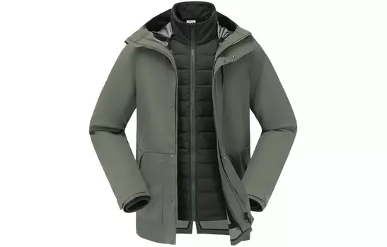 Куртка мужская хаки серый Decathlon