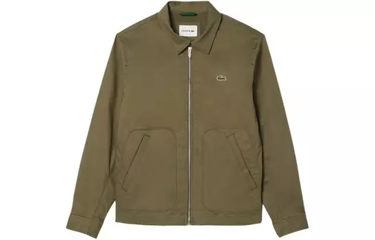Куртка мужская хаки зеленый Lacoste, зеленый