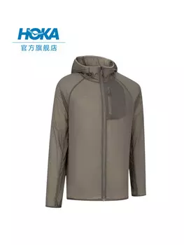 Куртка мужская Hoka One One для бега, оливково-зеленый