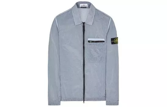 Куртка мужская из серии Metal Nylon, устойчивая к разрывам, небесно-голубая Stone Island, голубой