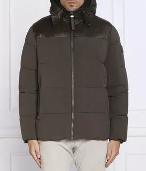 Куртка мужская Joop! Jeans утепленная с капюшоном, зеленый