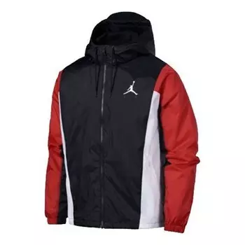 Куртка мужская jumpman баскетбольная куртка с капюшоном красная Air Jordan, красный