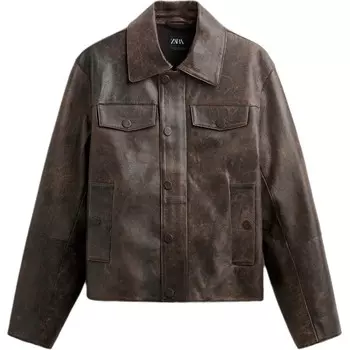 Куртка мужская коричневая Zara, коричневый
