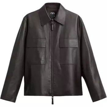 Куртка мужская коричневая Zara, коричневый