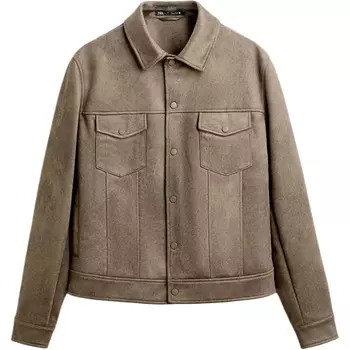 Куртка мужская коричневый Zara
