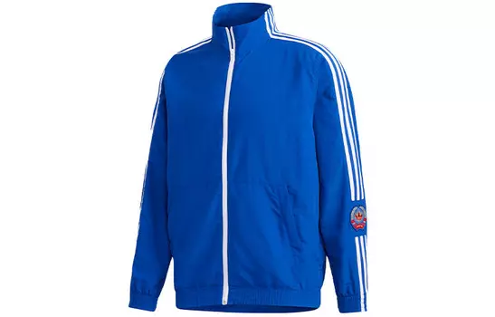 Куртка мужская королевского синего цвета Adidas Originals, синий