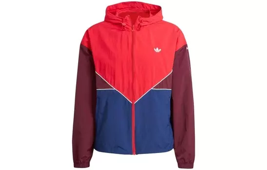 Куртка мужская красновато-синяя Adidas Originals, красный/синий