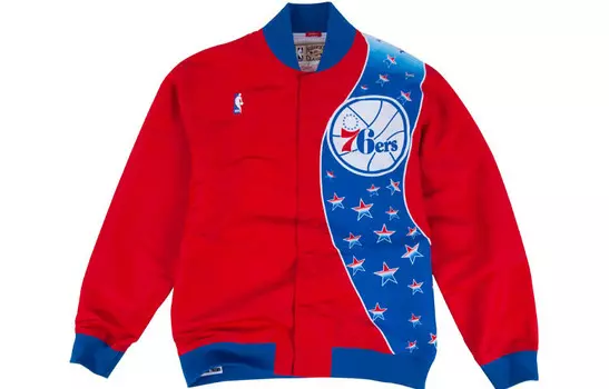 Куртка мужская красный Mitchell Ness