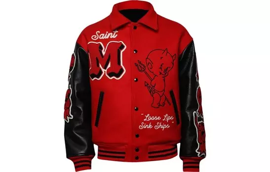 Куртка мужская красный Saint Mxxxxxx