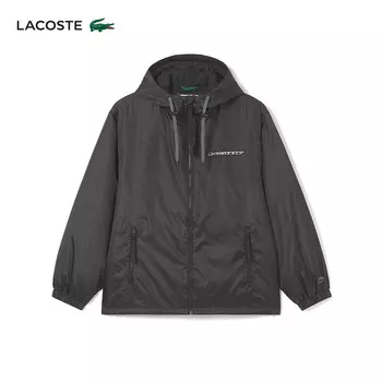Куртка мужская Lacoste с капюшоном, черный